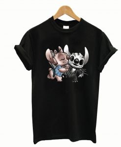 Angel Kissing Stitch Nightmare Before Christmas T-Shirt