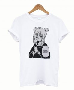 Anime Girl Texting T-Shirt