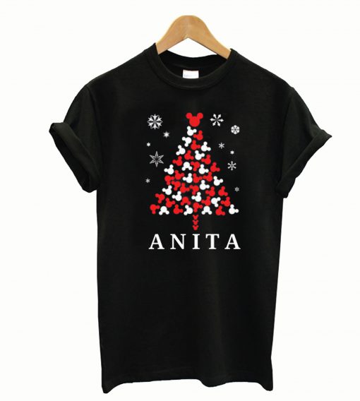 Anita Disney Mickey Christmas T-Shirt