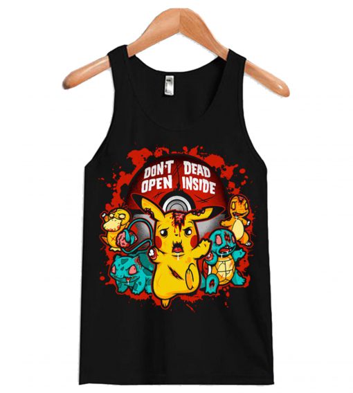 Don’t Open Dead Inside Pikachu Tanktop