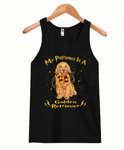 My Patronus Is A Golden Retriever Tank Top