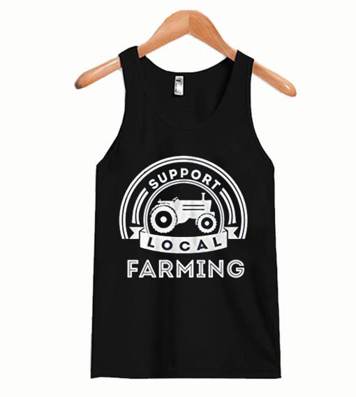 Shirts By Sarah Men's Support Local Farming Tanktop