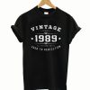 Vintage Since 1989 Birthday 30 Years Old Birthday T-Shirt