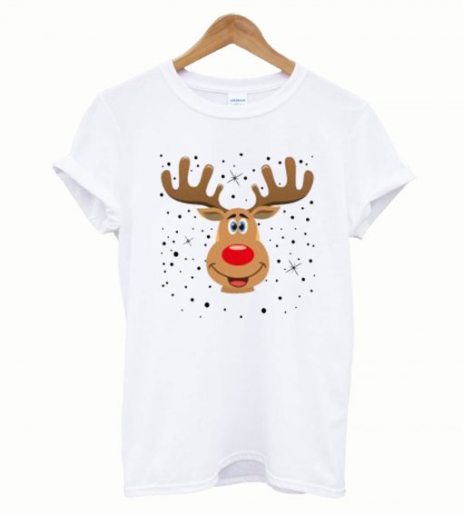 Weihnachten Rentier Kopf T-Shirt