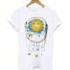 Women Sun Moon Print T-Shirt