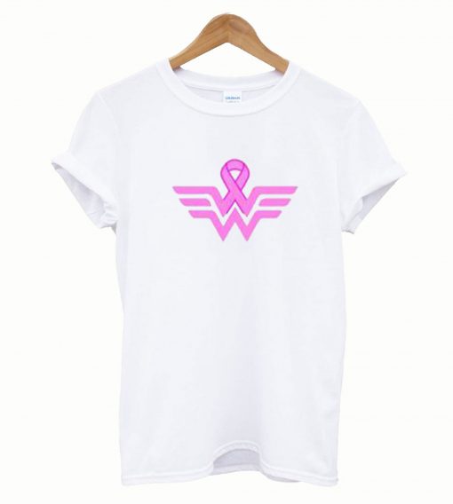 Wonder Woman Breast Cancer Awareness T-Shirt