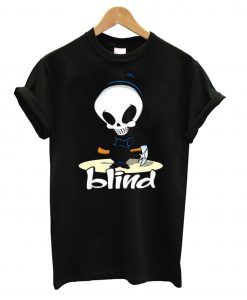 New BLIND Skateboard Sport Logo Black T shirt