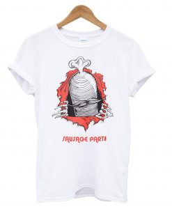 Sausage Skateboards Sausage Ripper White T shirt