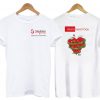 World Heart Day T Shirt back and forth