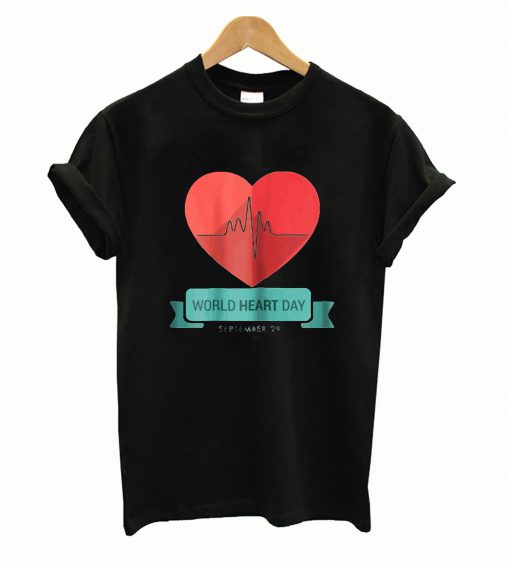 World Heart Day Tee Shirt