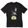 Action The Simpsons and Minions T Shirt