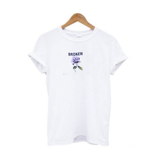 Broken Flower Unisex T Shirt