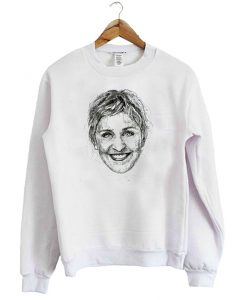 Ellen Degeneres White Sweatshirt