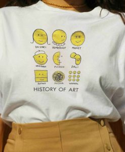 History of Art Graphic T Shirt