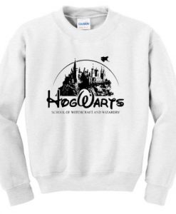 Hogwarts Disney Castle White Sweatshirt
