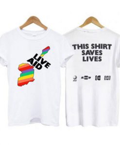 Live Aid Band Aid 1985 Music Festival T Shirt