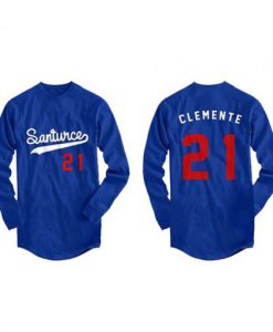 Santurce 21 Blue Long Sleeve Sweatshirt