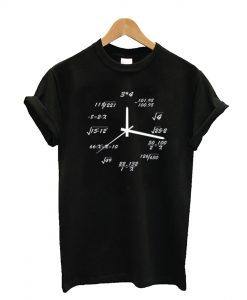 Math Formula Clock T-Shirt