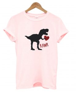 Boys Valentine Rawwr T Shirt