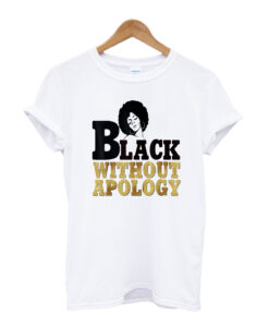 Black without apology short-sleeve unisex T-shirt