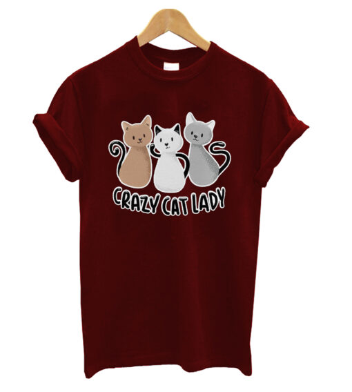 Crazy cat lady T-shrit