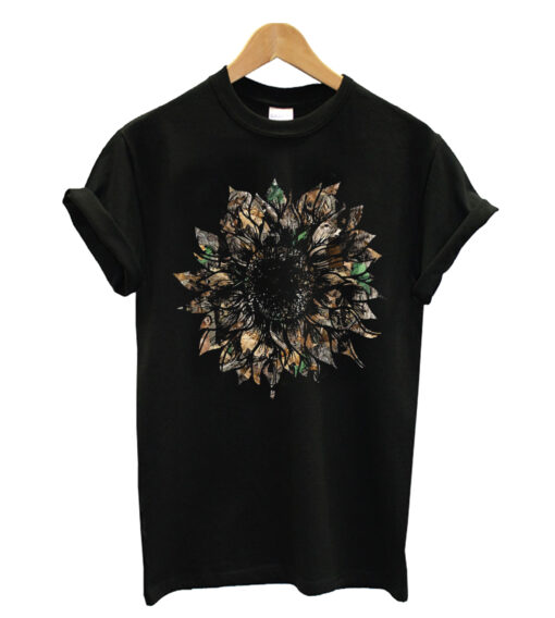 Hunting sunflower T-shirt