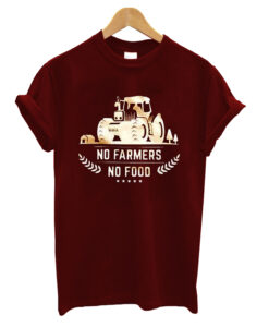 No farmers, no food unisex T-shirt