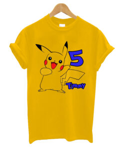 Pikachu personalized birthday T-shirt