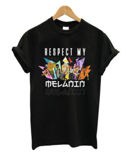 Respect my melanin anime T-shirt