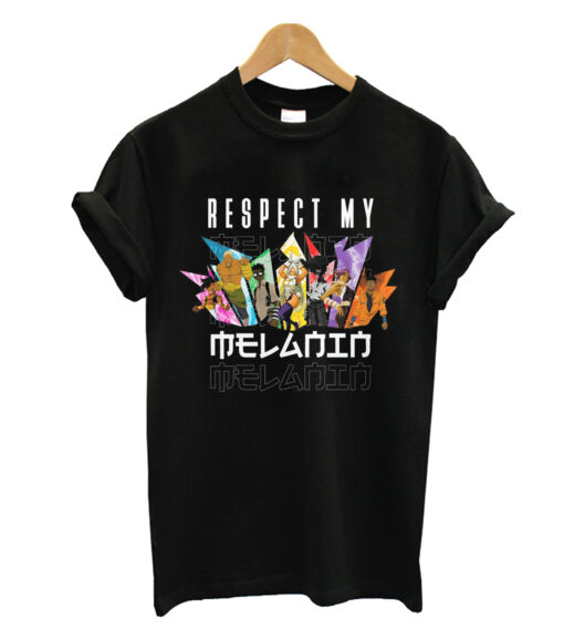 Respect my melanin anime T-shirt