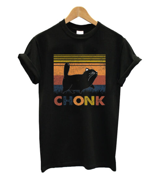 Chonk walking cat T-shirt