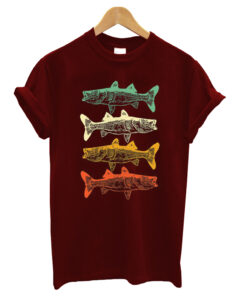 Cool retro snook fish T- shirt