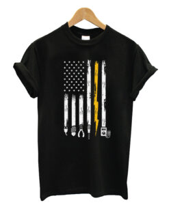 Electrician US flag T-shirt