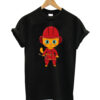 Firefighter cat T-shirt