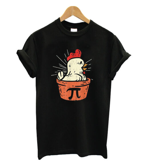 Funny Chicken Pot Pi T-shirt