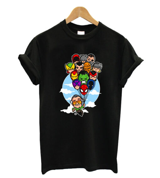 Marvel Balloon Stan Lee Superheros T-shirt