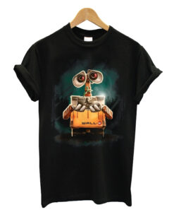 Pixar wall-e plant shoe night graphic T-shirt