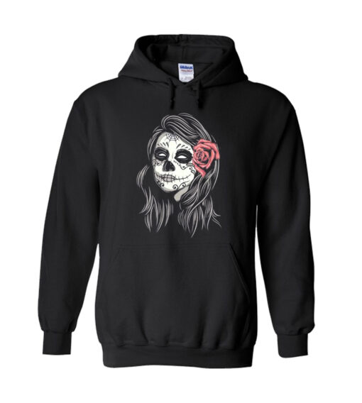 Skull tee Hoodie