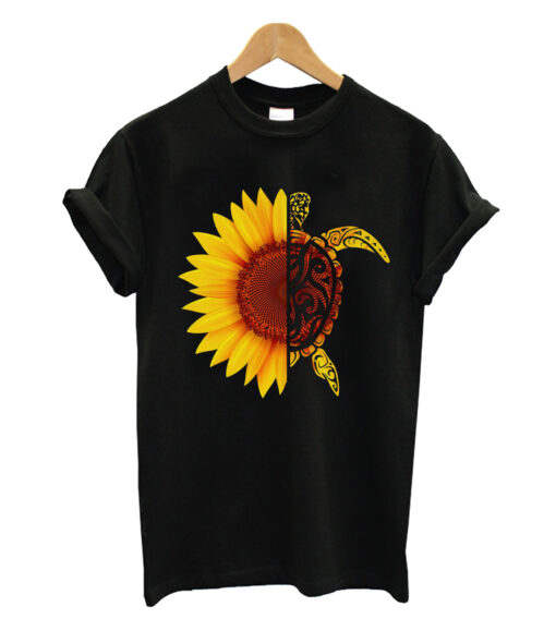 Sunflower turtle T-shirt