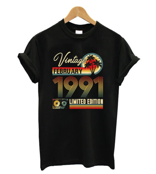 Vintage febuary 1991 T-shrit