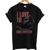 I Love To Make Boys Cry Dark T Shirt