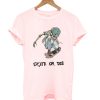 Skate or die Skeleton skater T Shirt