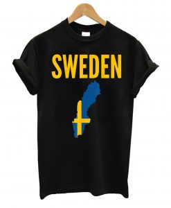 Swedish Gift Sweden Map Country T Shirt