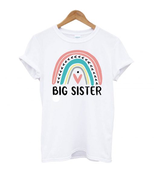 Mod Rainbow Big and Little Sister T Shirt