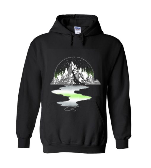 Agender Mountain River Hoodie