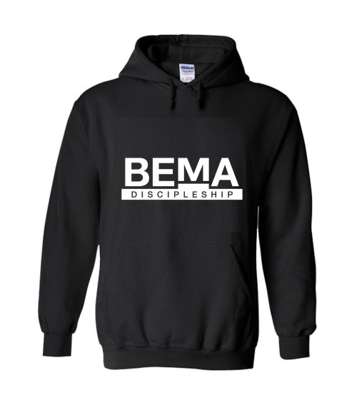 BEMA Discipleship (Plain Black Tee) Hoodie