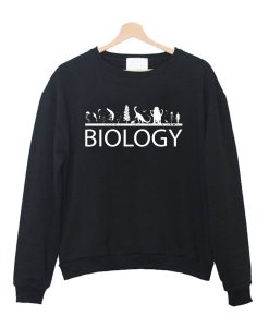 Biology (White Print) Sweatshirt