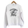 California Surfer Skeleton Crewneck Sweatshirt