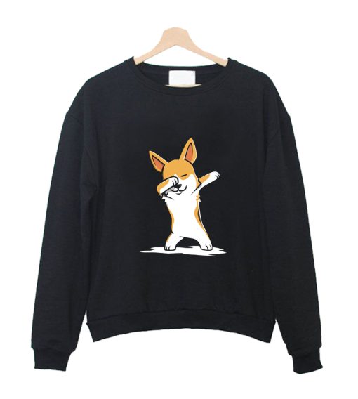 Dabbing Corgi Funny Sweatshirt