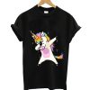 Dabbing Unicorn Shirt Dab Hip Hop Funny Magic T-Shirt